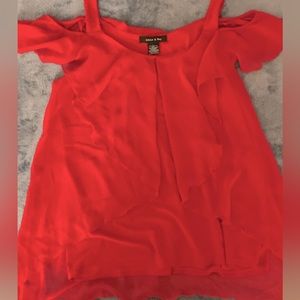 Flirty Of The Shoulder Top